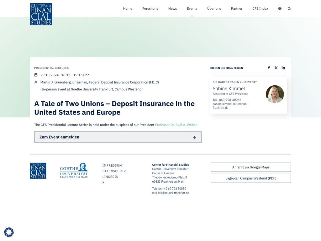 A Tale of Two Unions – Deposit Insurance in the United States and Europe image