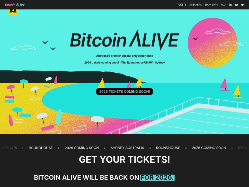 Bitcoin ALIVE 2025 screenshot