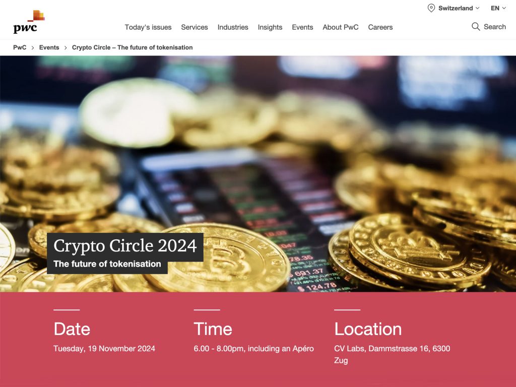 Crypto Circle 2024 - Event screenshot