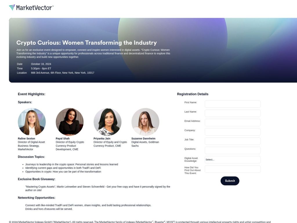 Crypto Curious: Women Transforming the Industry screenshot