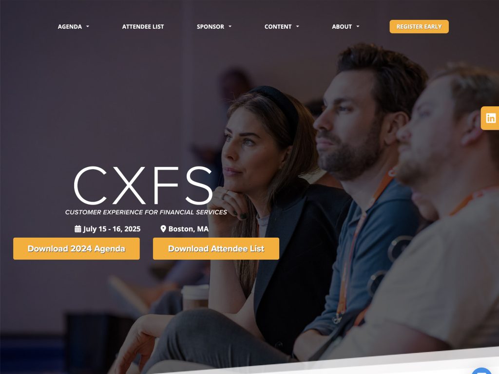 CXFS 2025 - Customer Experience for Financial Services image