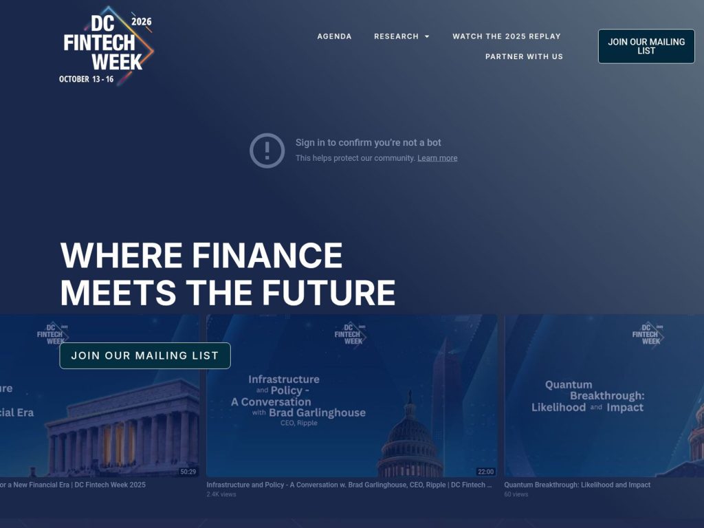 DC Fintech Week screenshot