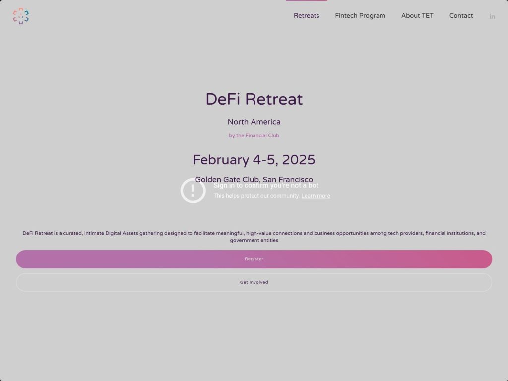 DeFi Retreat North America image