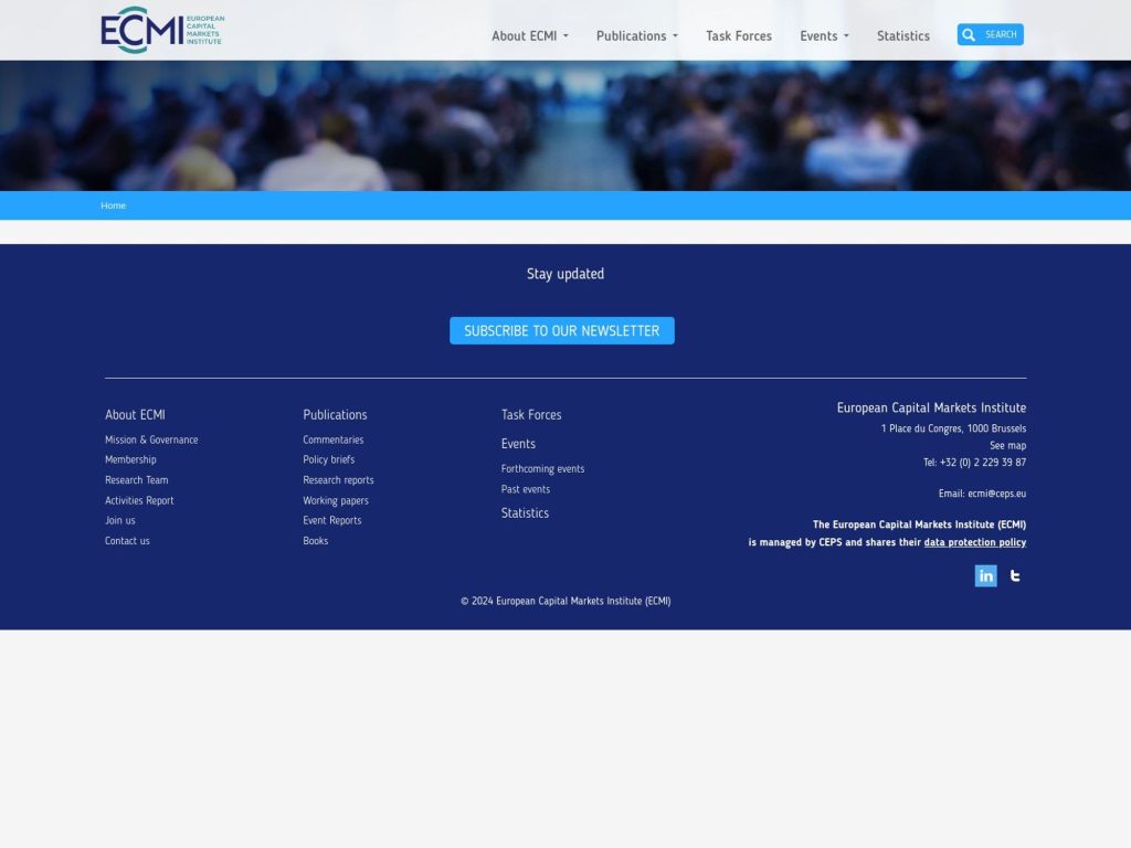 ECMI Annual Conference 2024 - Event screenshot