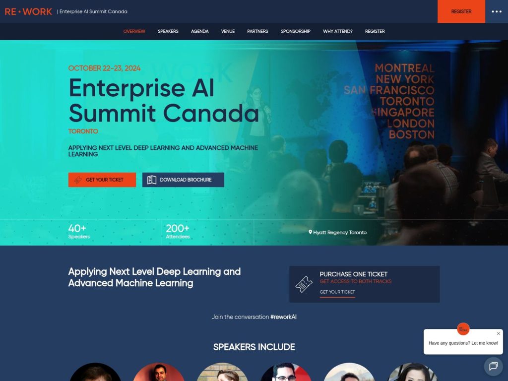 Enterprise AI Summit Canada screenshot