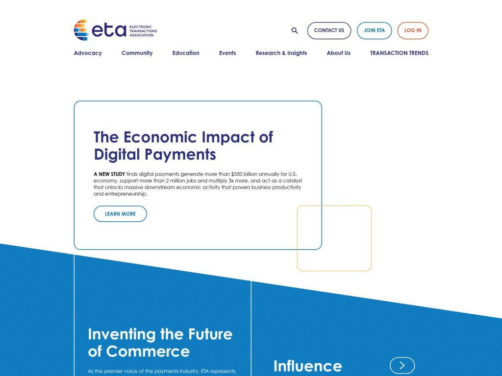 ETA Transact 2025 - Payments and Technology screenshot
