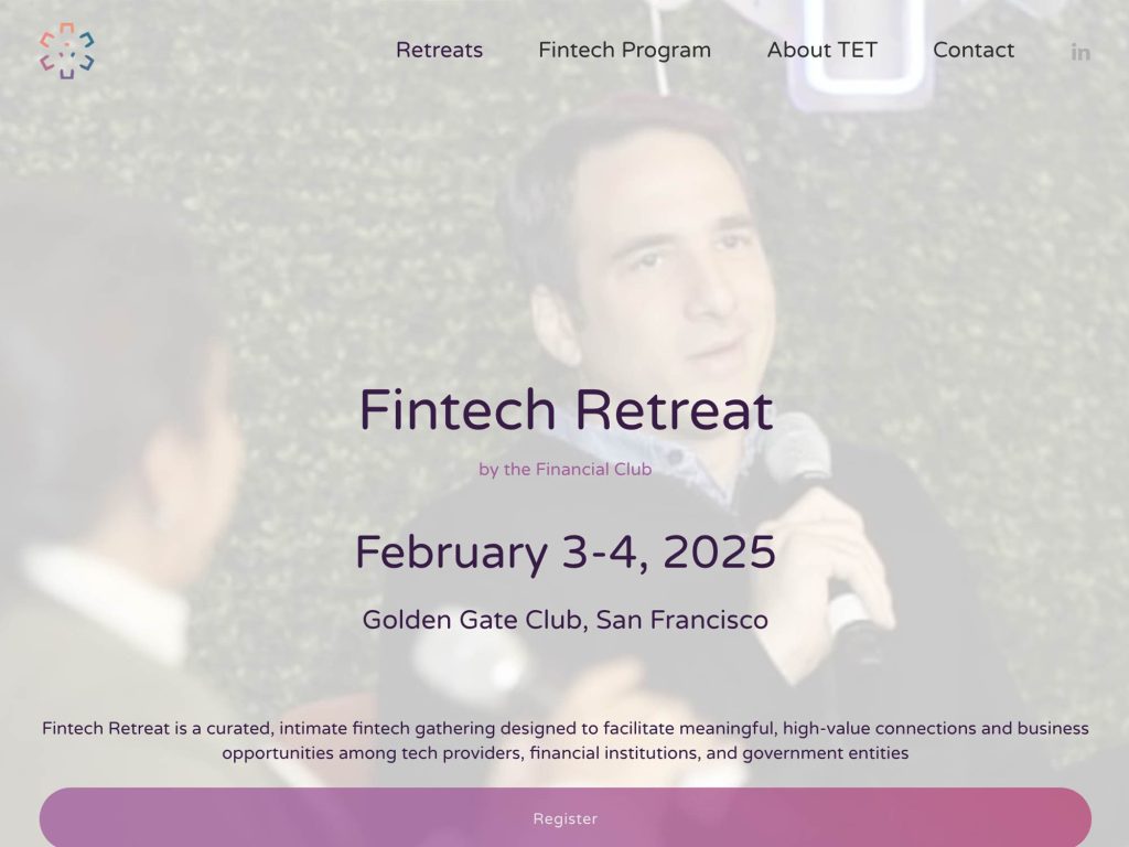 Fintech Retreat 2025 by the Financial Club image