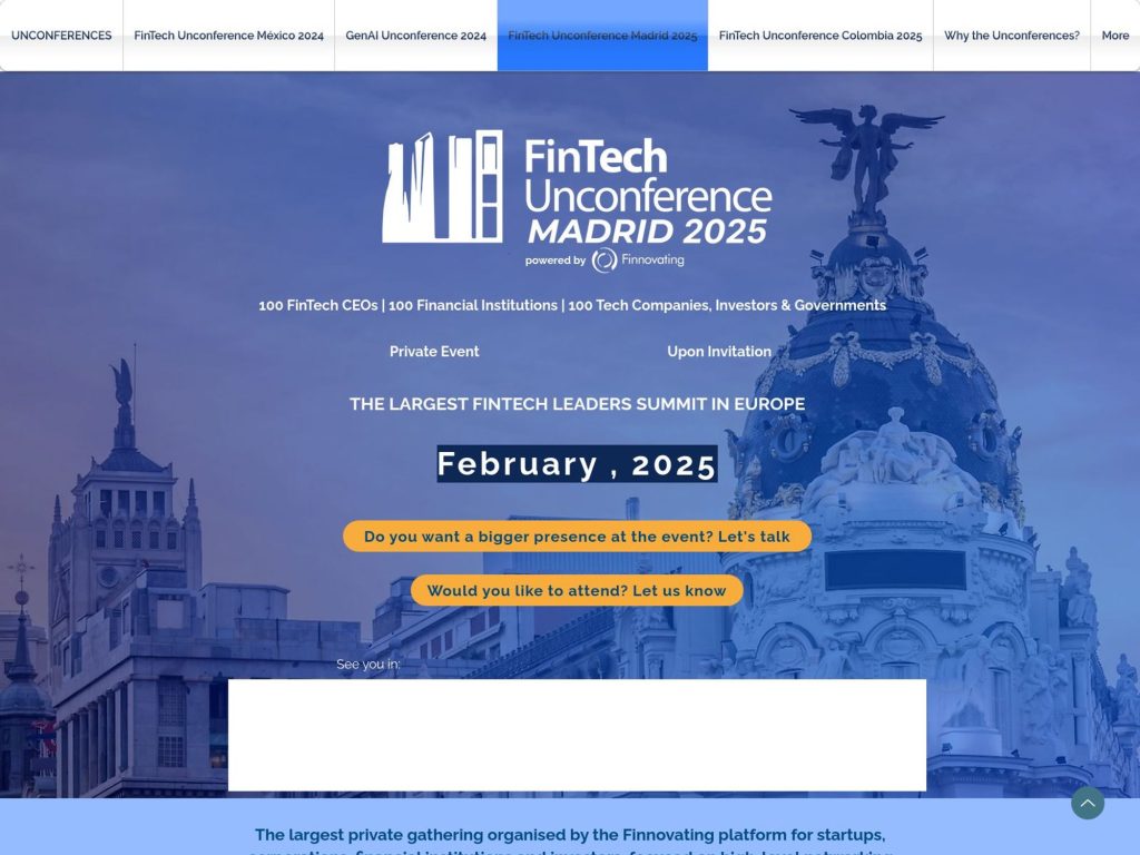 Fintech Unconference Madrid 2025 image