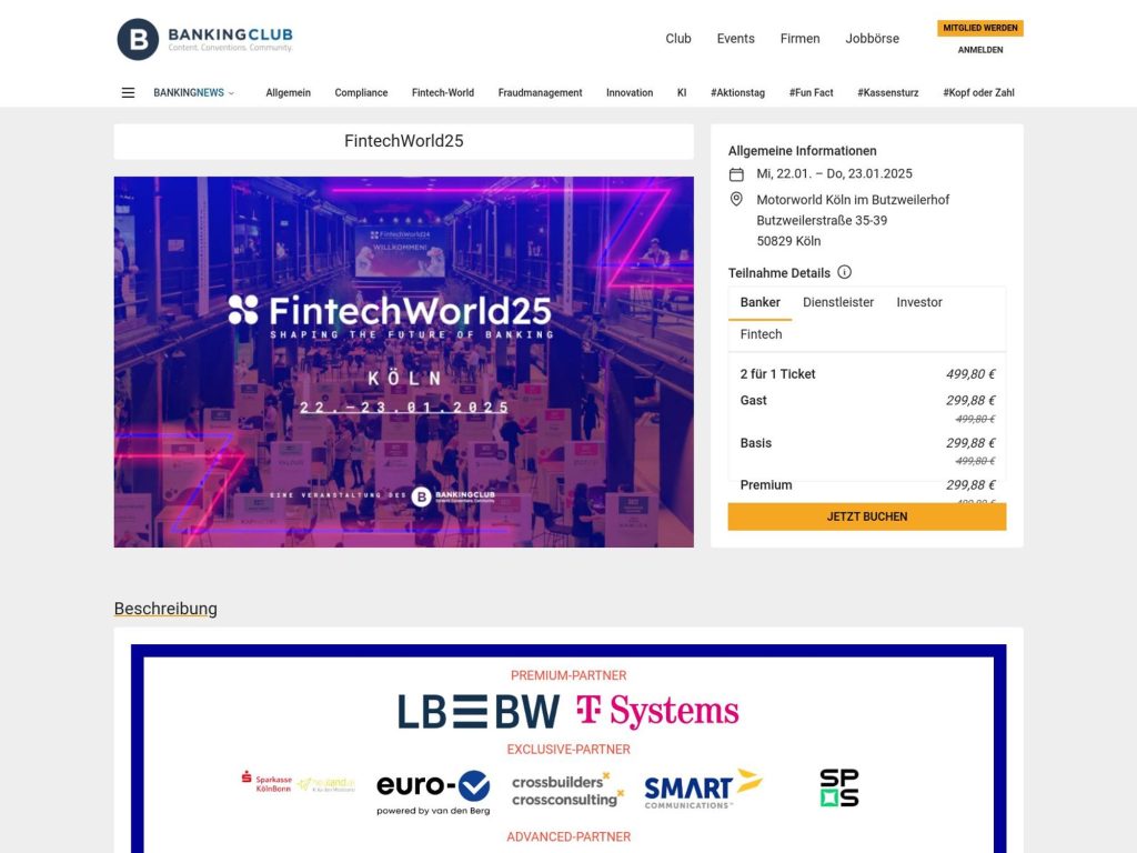 FintechWorld25 - Event screenshot