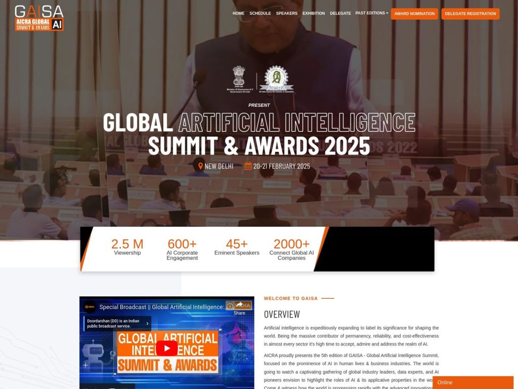 Global Artificial Intelligence Summit & Awards 2025 image