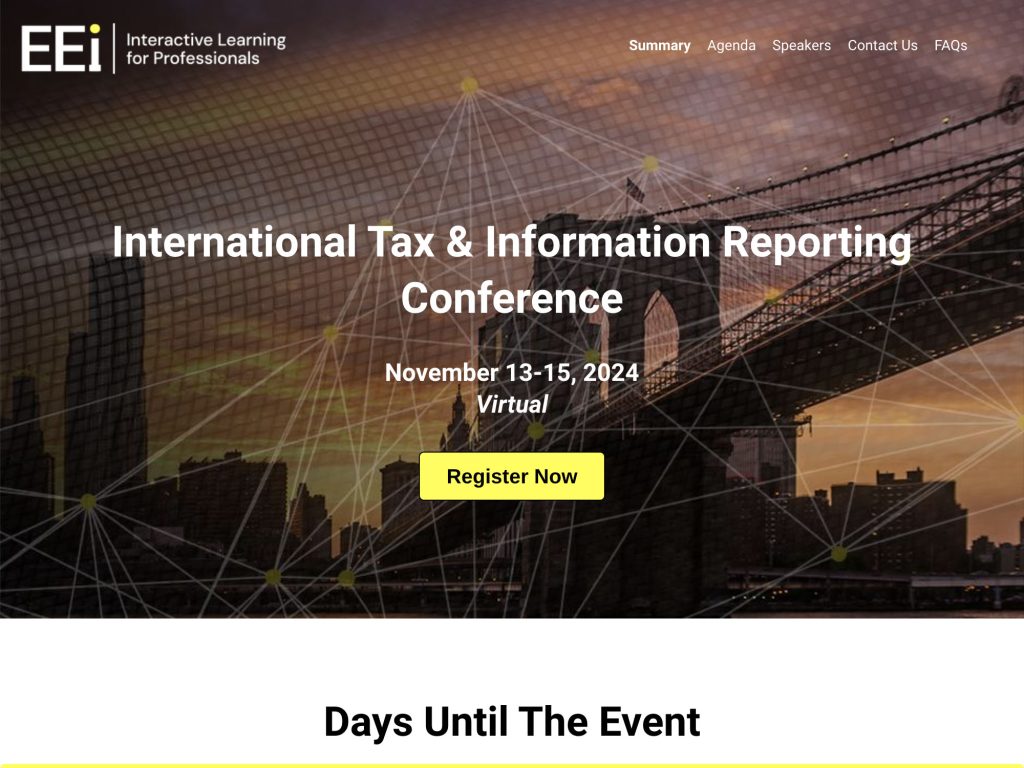 International Tax & Information Reporting Conference image