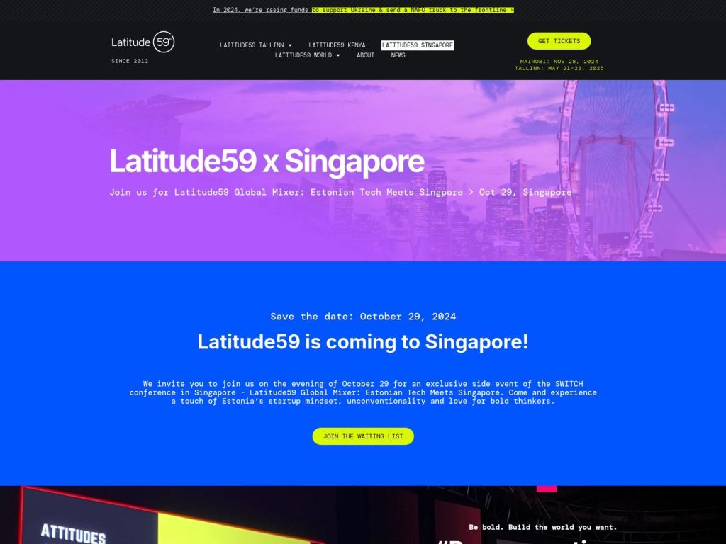 Latitude59 x Singapore image