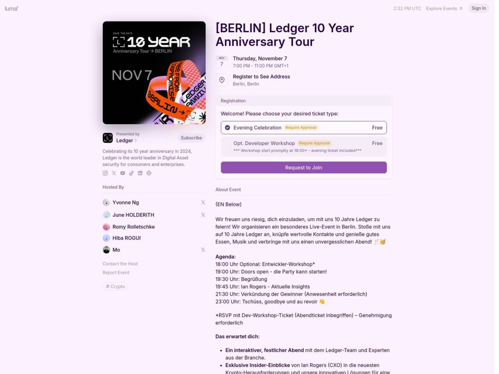 Ledger 10 Year Anniversary Tour screenshot