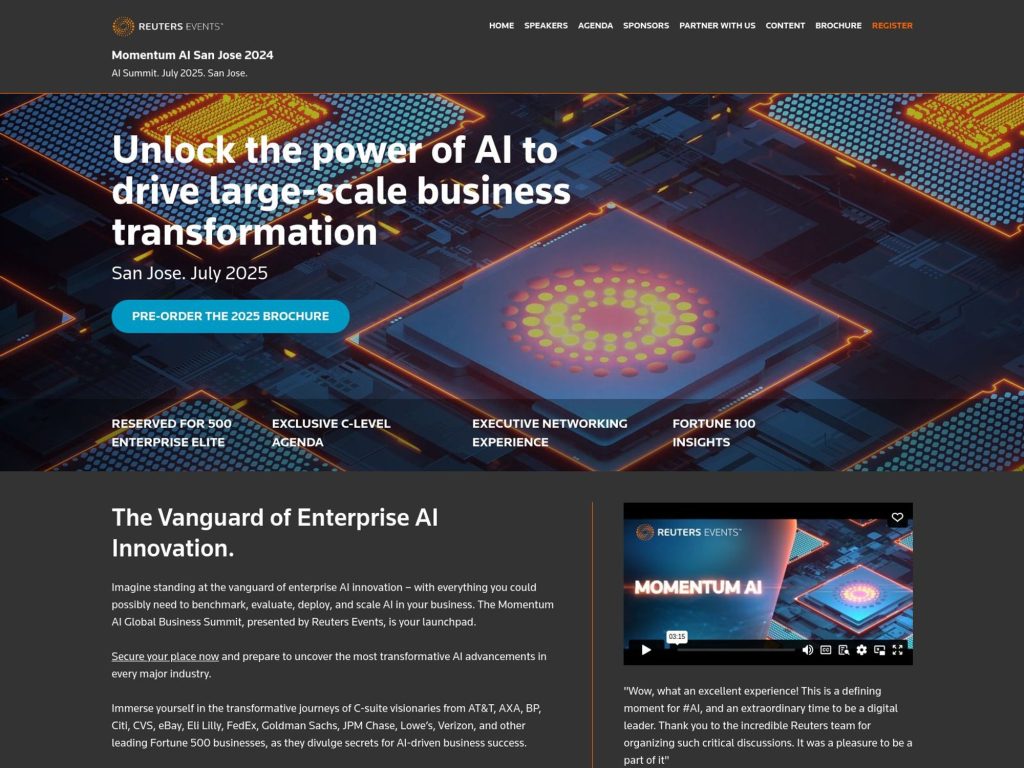 Momentum AI San Jose - Event screenshot