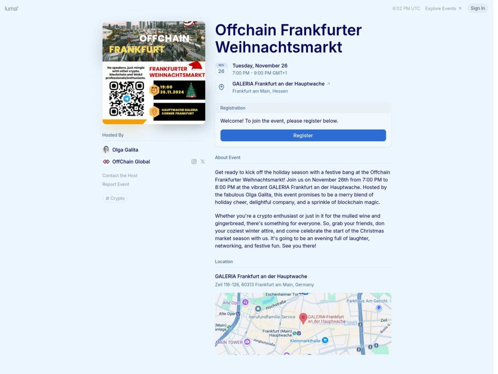 Offchain Frankfurter Weihnachtsmarkt image