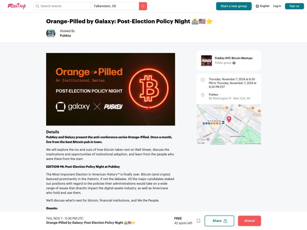 Orange-Pilled by Galaxy: Post-Election Policy Night image