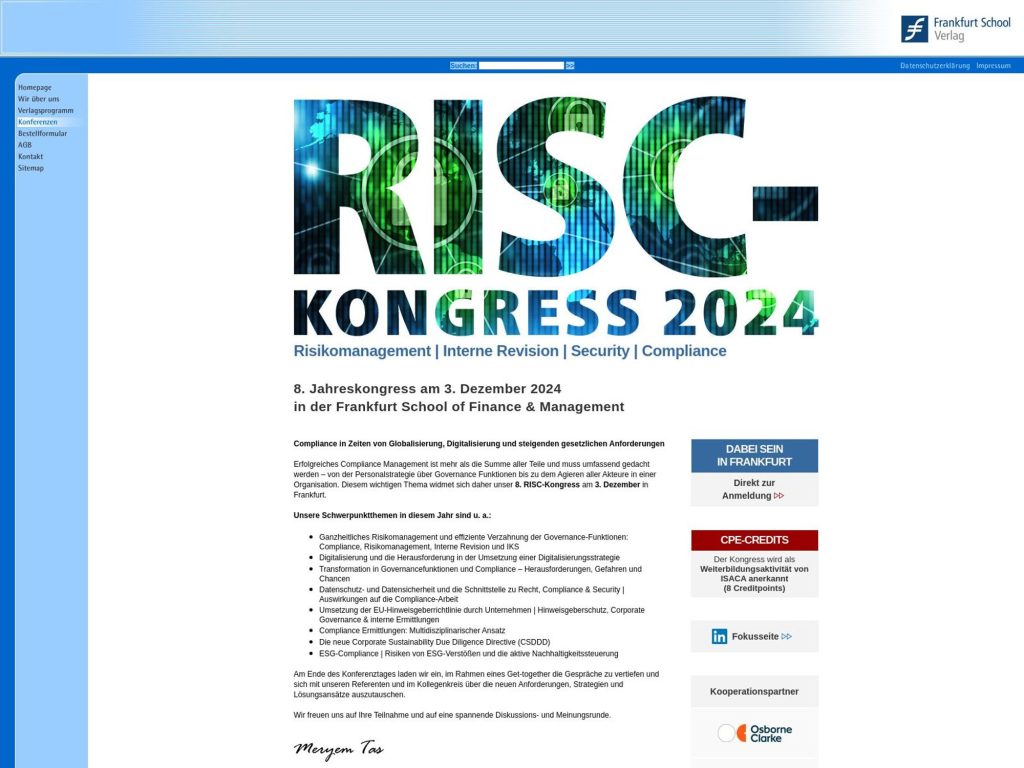 Risc-Kongress 2024 screenshot