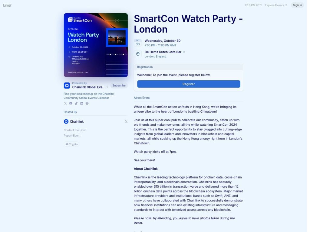 SmartCon Watch Party - London image