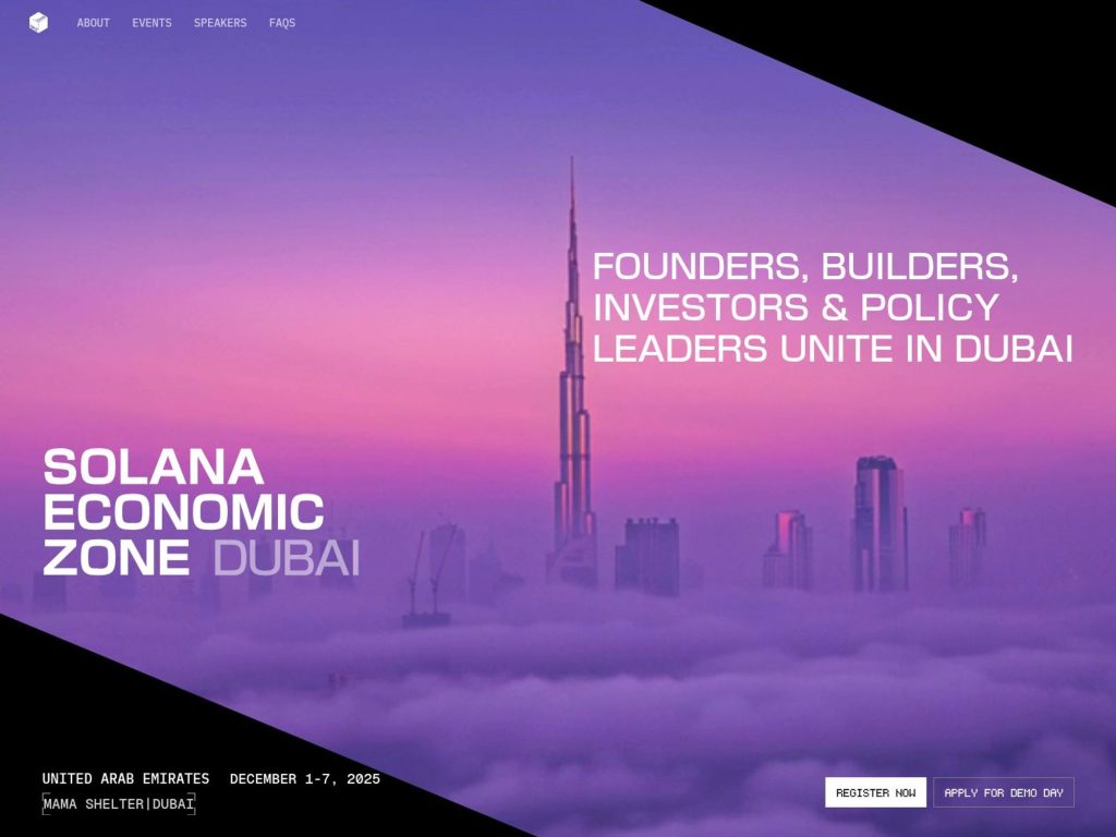 Superteam UAE Founders' Villa screenshot