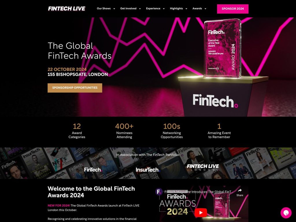 The Global FinTech Awards image