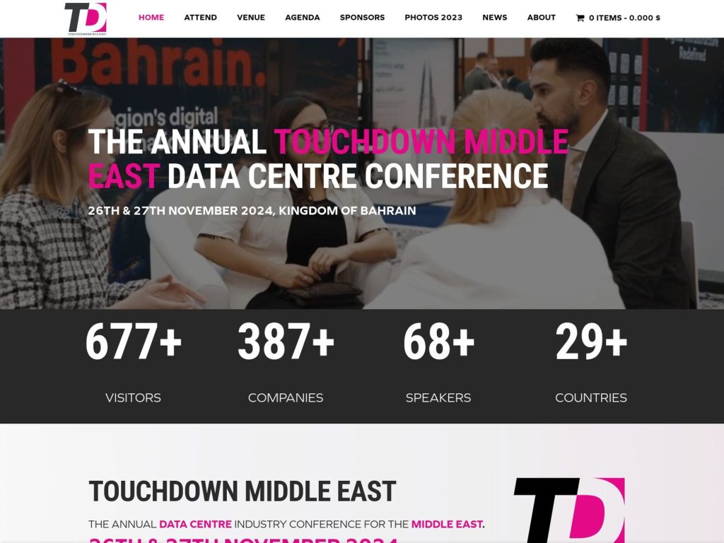 Touchdown Middle East - Data Center Conference Middle East image
