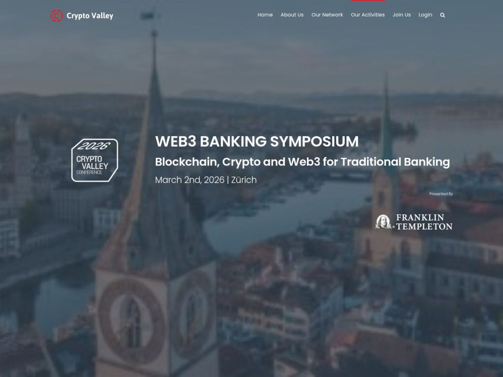 Web3 Banking Symposium screenshot