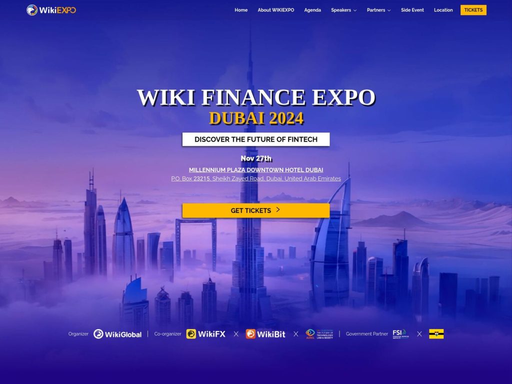 Wiki Finance Expo Dubai 2024 - Event screenshot