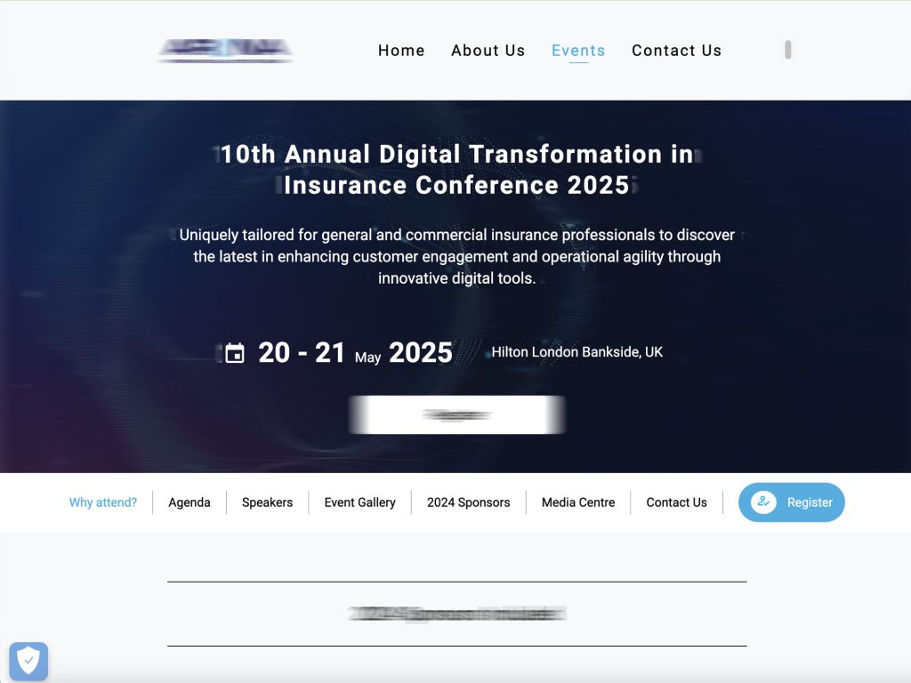 10th Annual Digital Transformation in Insurance Conference 2025 image