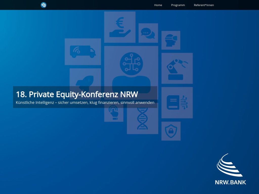 19. Private Equity-Konferenz NRW 2025 - Event screenshot