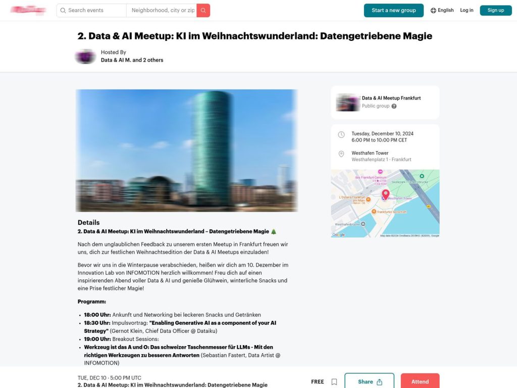 2. Data & AI Meetup: KI im Weihnachtswunderland: Datengetriebene Magie image
