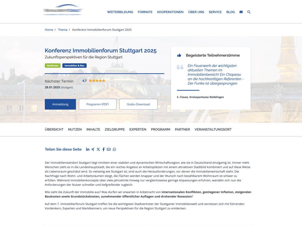 7. Immobilienforum Stuttgart image