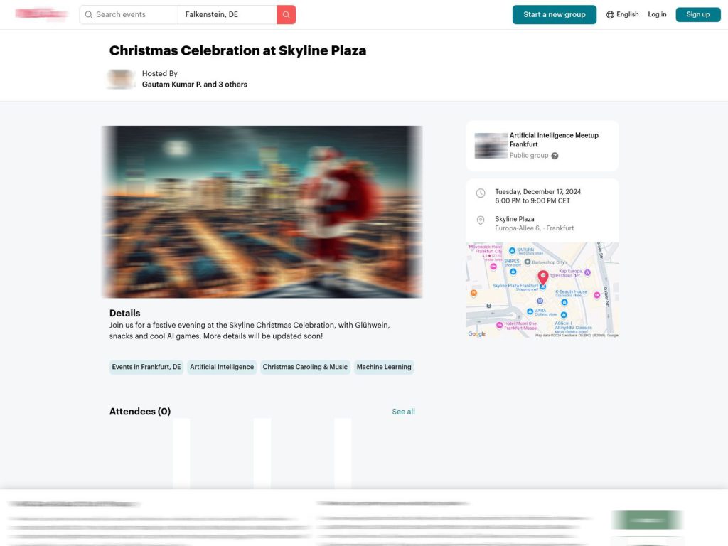 AI Meetup Frankfurt: Christmas Celebration image