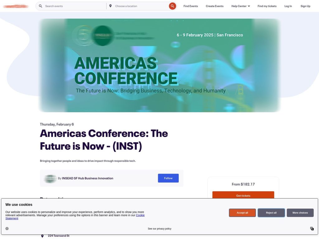 Americas Conference: The Future is Now - (INST) image