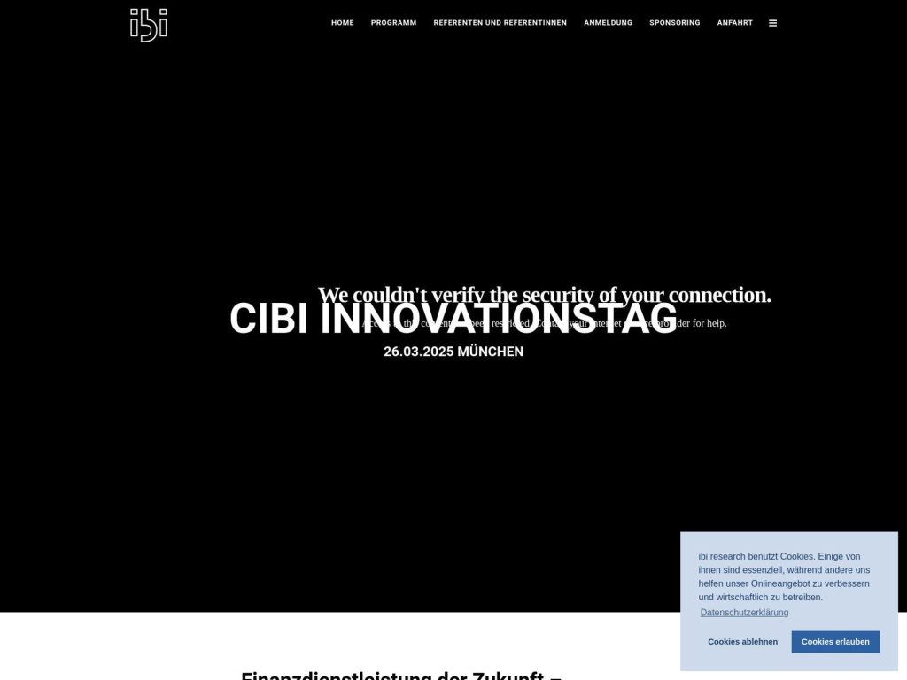 CIBI Innovationstag screenshot