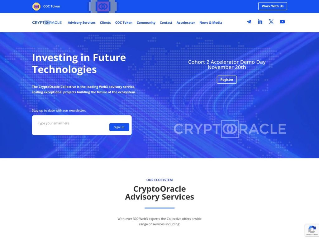 CryptoOracle's AI Web3 Accelerator - Demo Day - Event screenshot