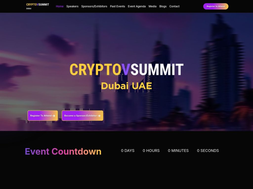CryptoVSummit 2024 - Event screenshot