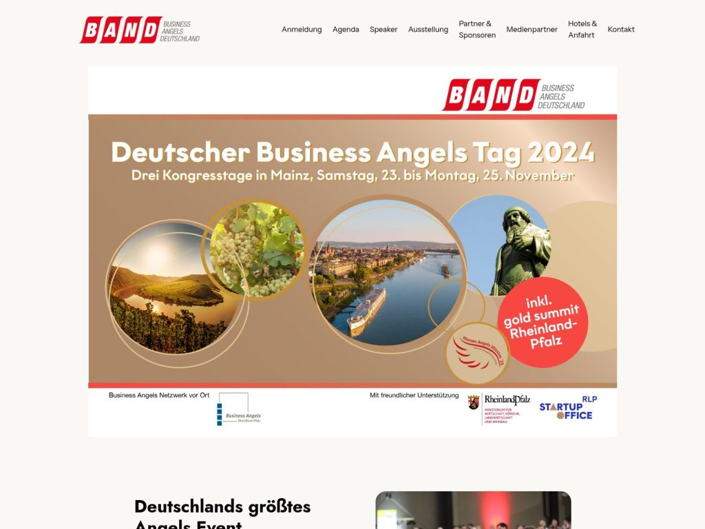 Deutscher Business Angels Tag 2024 - BAND image