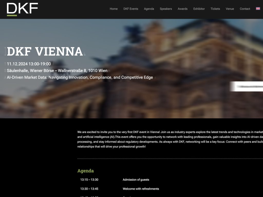 DKF Vienna 2024 - Event screenshot