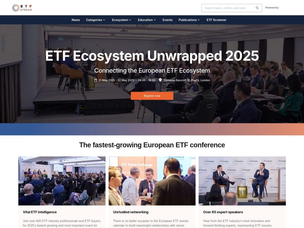 ETF Ecosystem Unwrapped 2025 - Event screenshot