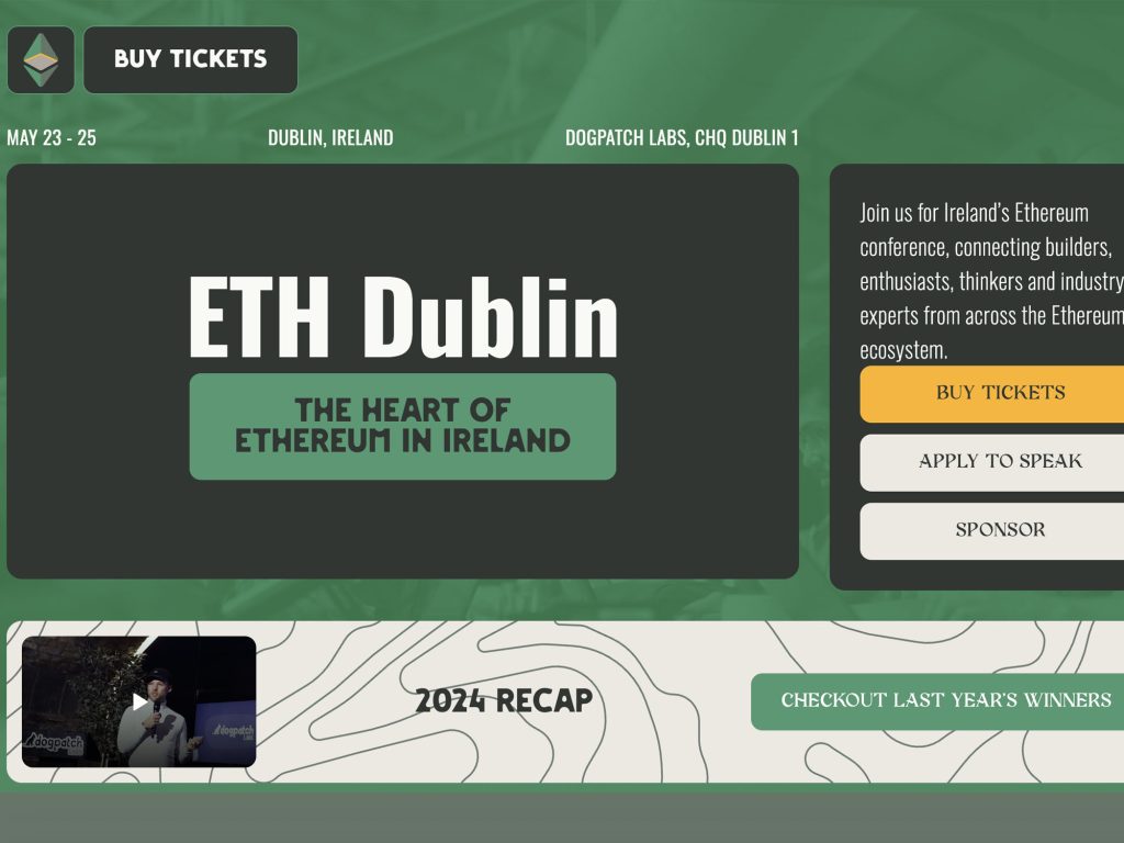 ETHDublin 2025 - ETH Ireland's Official Web3 Hackathon & Conference image