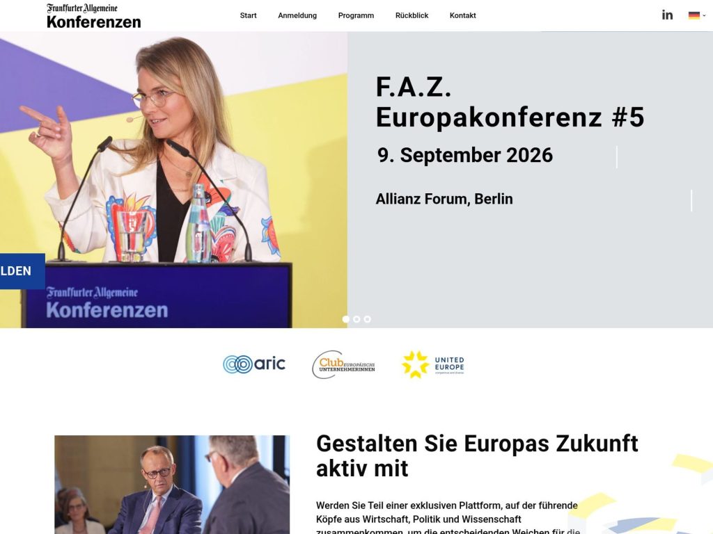 F.A.Z. European Economic Conference #4 screenshot