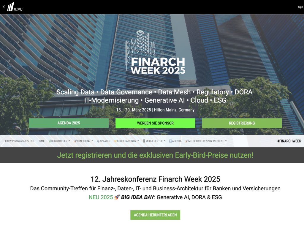 Finarch Week 2025 - Event screenshot