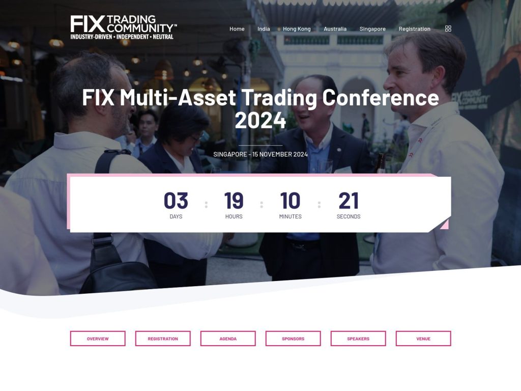 FIX Multi-Asset Trading Conference 2024 - Event screenshot