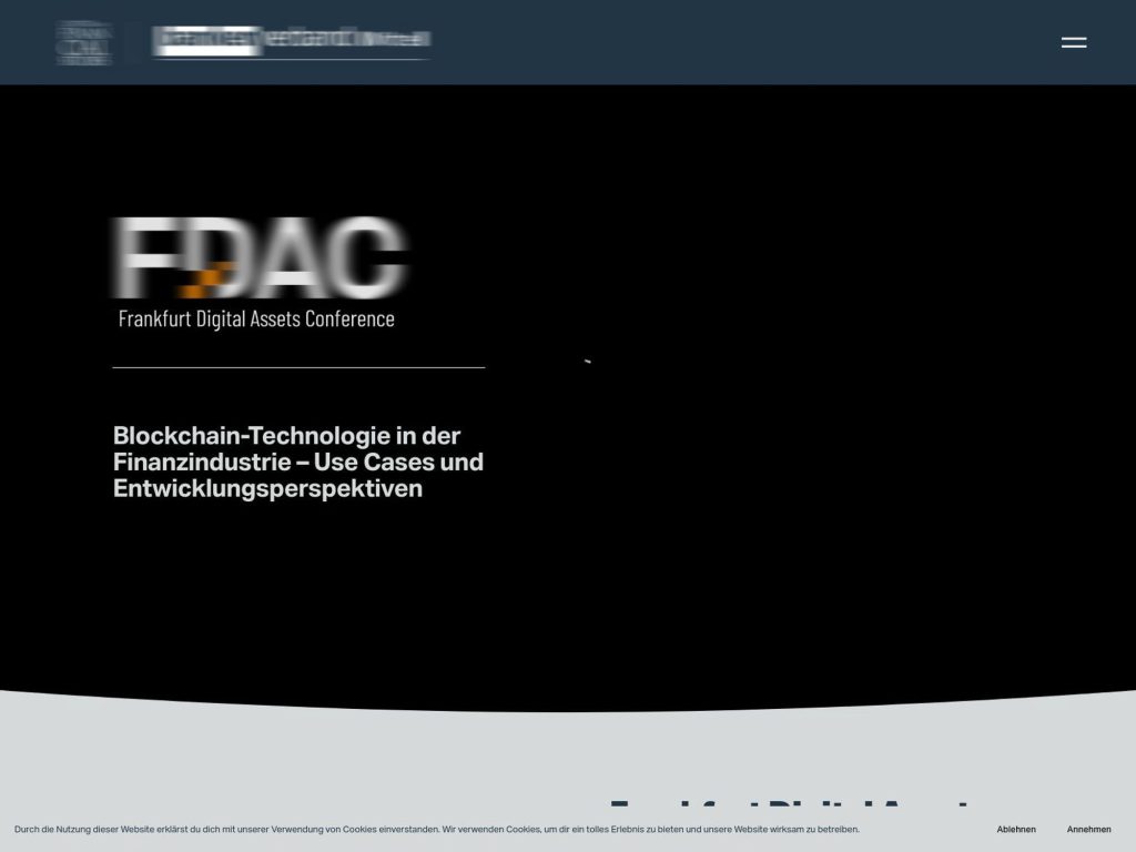 Frankfurt Digital Assets Conference 2024 - FDAC 2024 screenshot