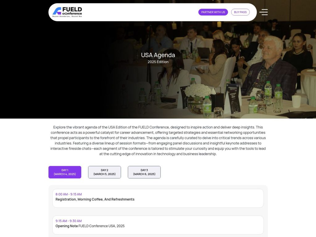 FUELD Conference Las Vegas 2025 screenshot