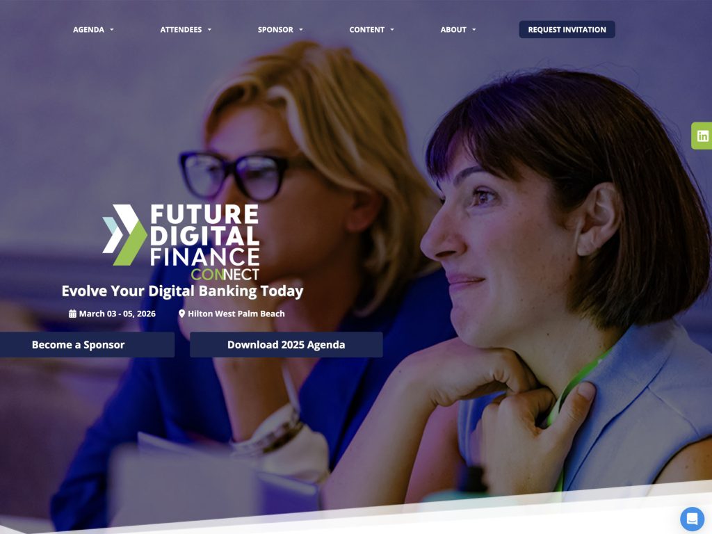 Future Digital Finance Connect 2026 - Event screenshot