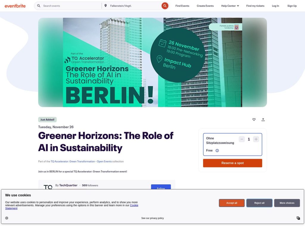 Greener Horizons: The Role of AI in Sustainability screenshot