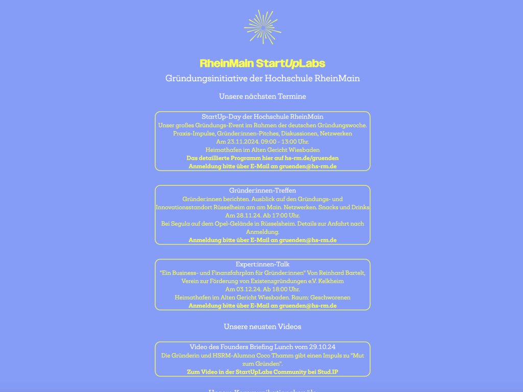 Gründer:innen berichten. Ausblick auf den Gründungs- und Innovationsstandort Rüsselheim am am Main image