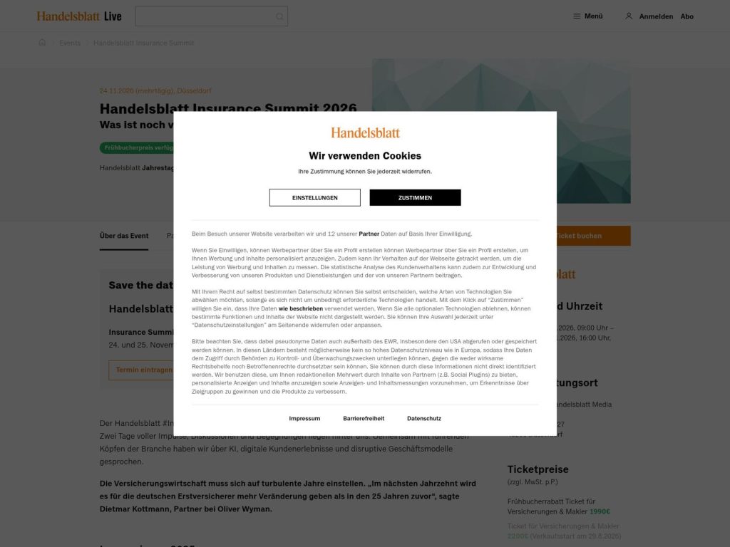 Insurance Summit 2024 screenshot