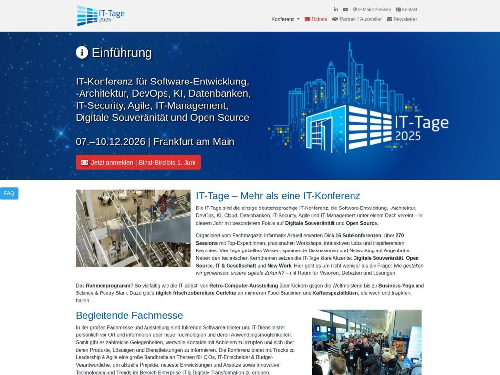 IT-Tage 2024 screenshot